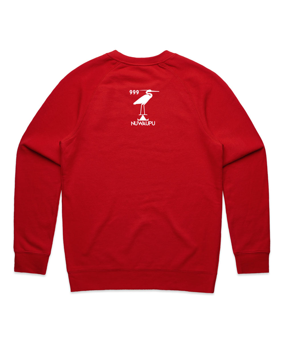 NINE ETHER 999 CREWNECK RED