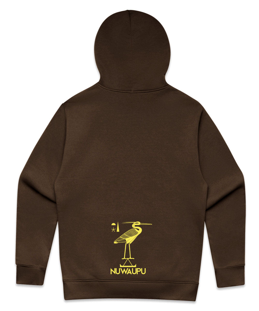 NINE ETHER 999 CREWNECK BROWN HOODIE